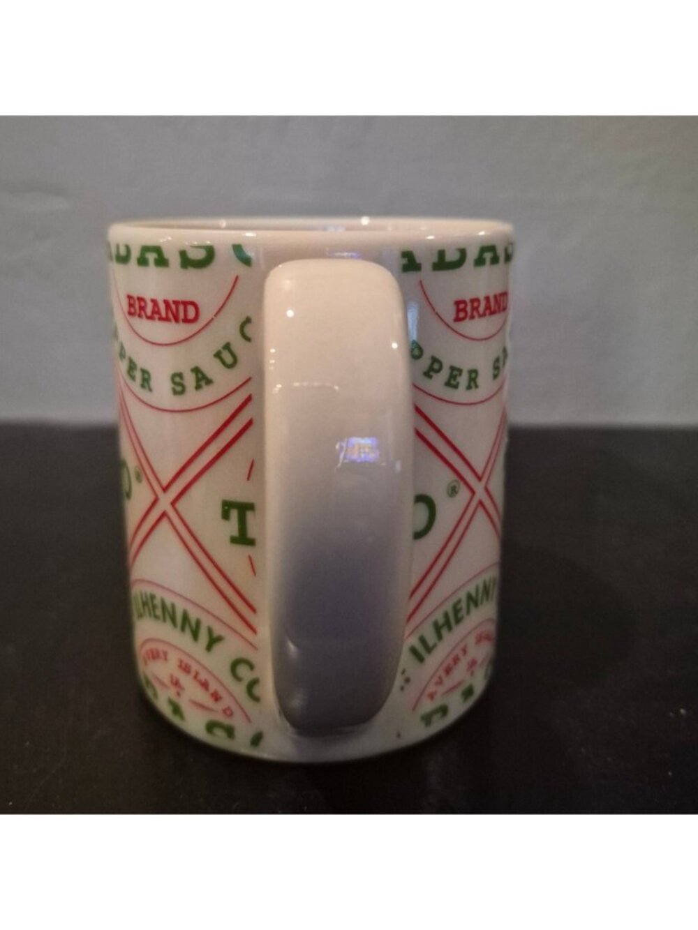 Tabasco Brand Ceramic Coffee Mug With Iconic Red & Green Label Design - Picture 5 of 7